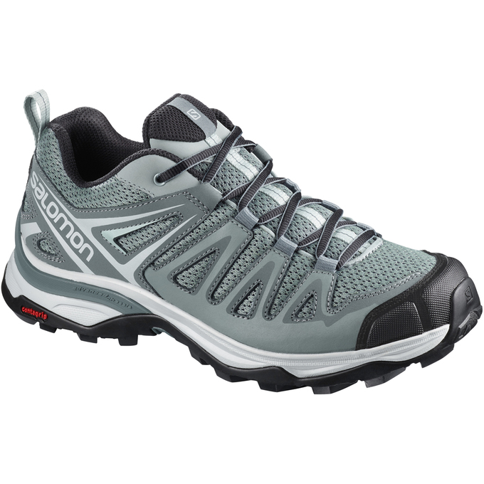 Salomon X ULTRA 3 PRIME W Zapatillas Trekking Mujer - Turquesa Claro / Negras - Colombia (98134-KZIU